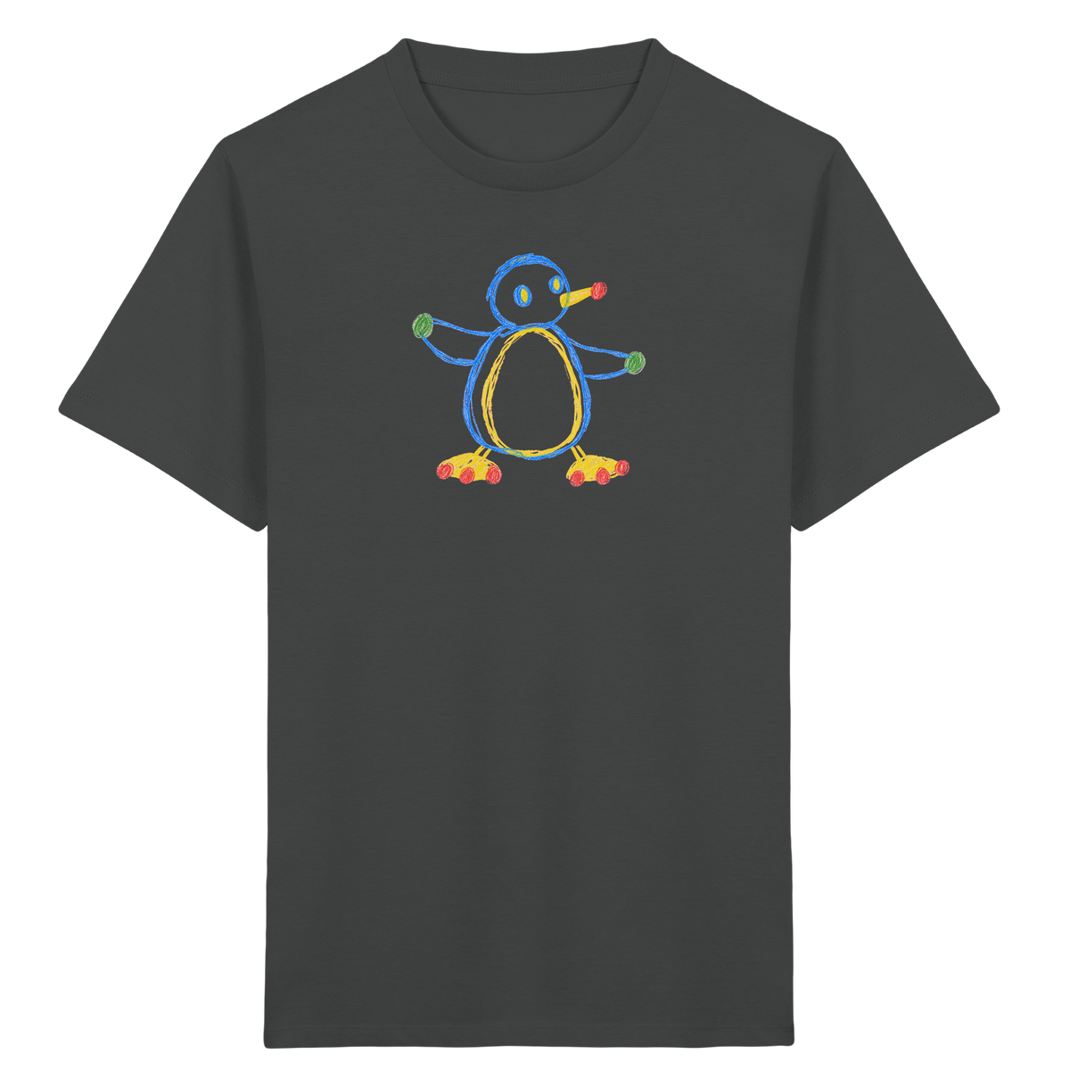 Farbpunkt Pinguin Kinder Shirt - Kinder Bio T-Shirt