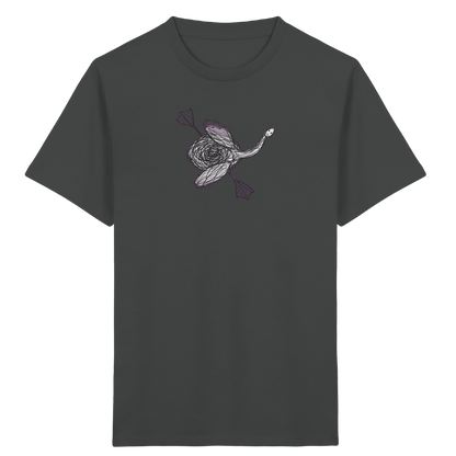 Schwan von oben Kritzelmotiv - Kinder Bio T-Shirt