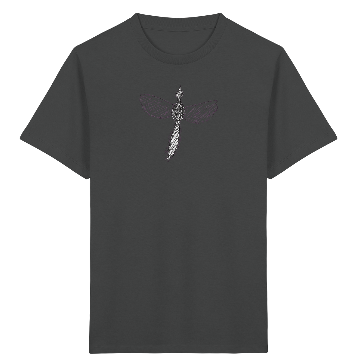 Fasan von oben gezeichnet - Kinder Bio T-Shirt