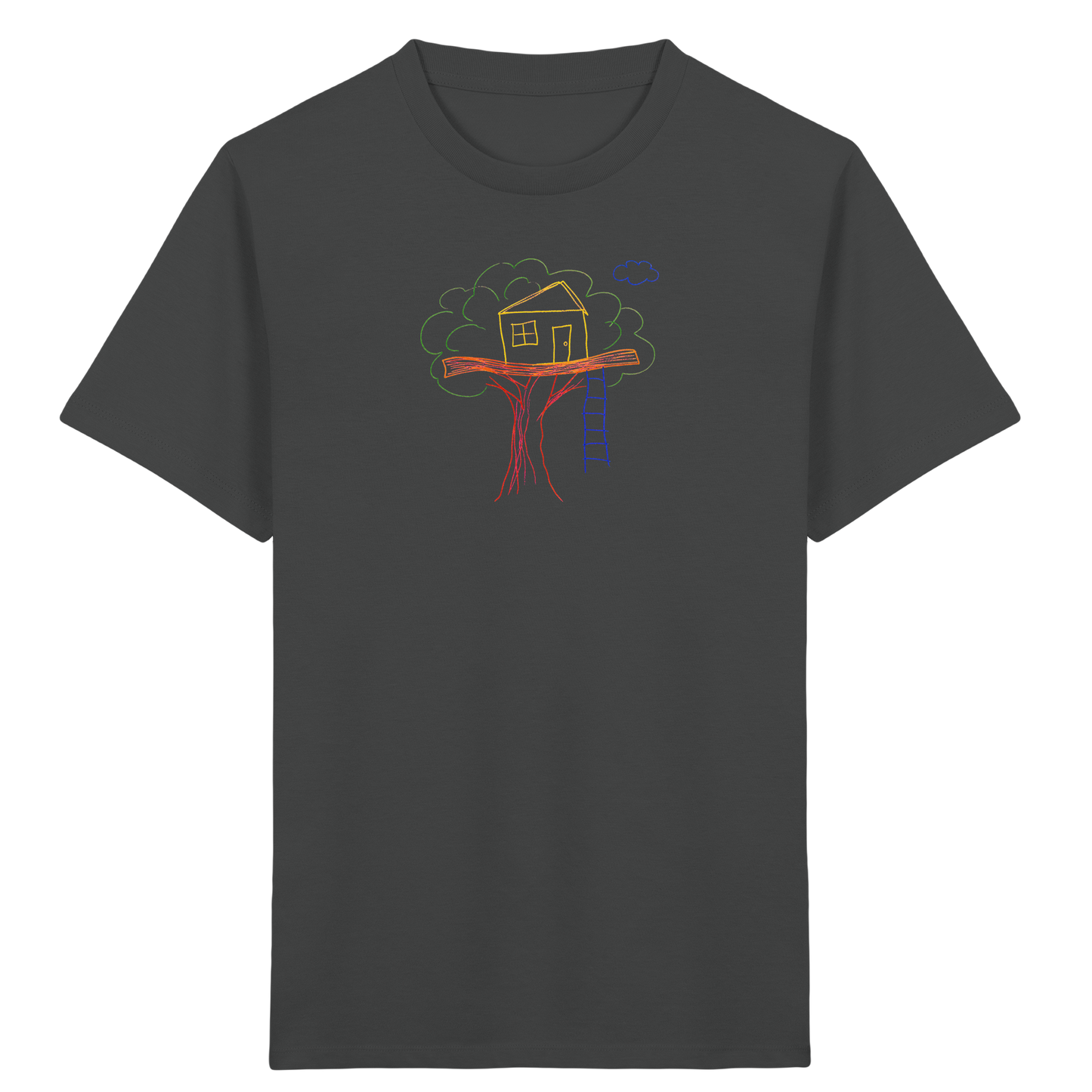 Verspieltes Baumhaus T-Shirt für Abenteurer - Kinder Bio T-Shirt