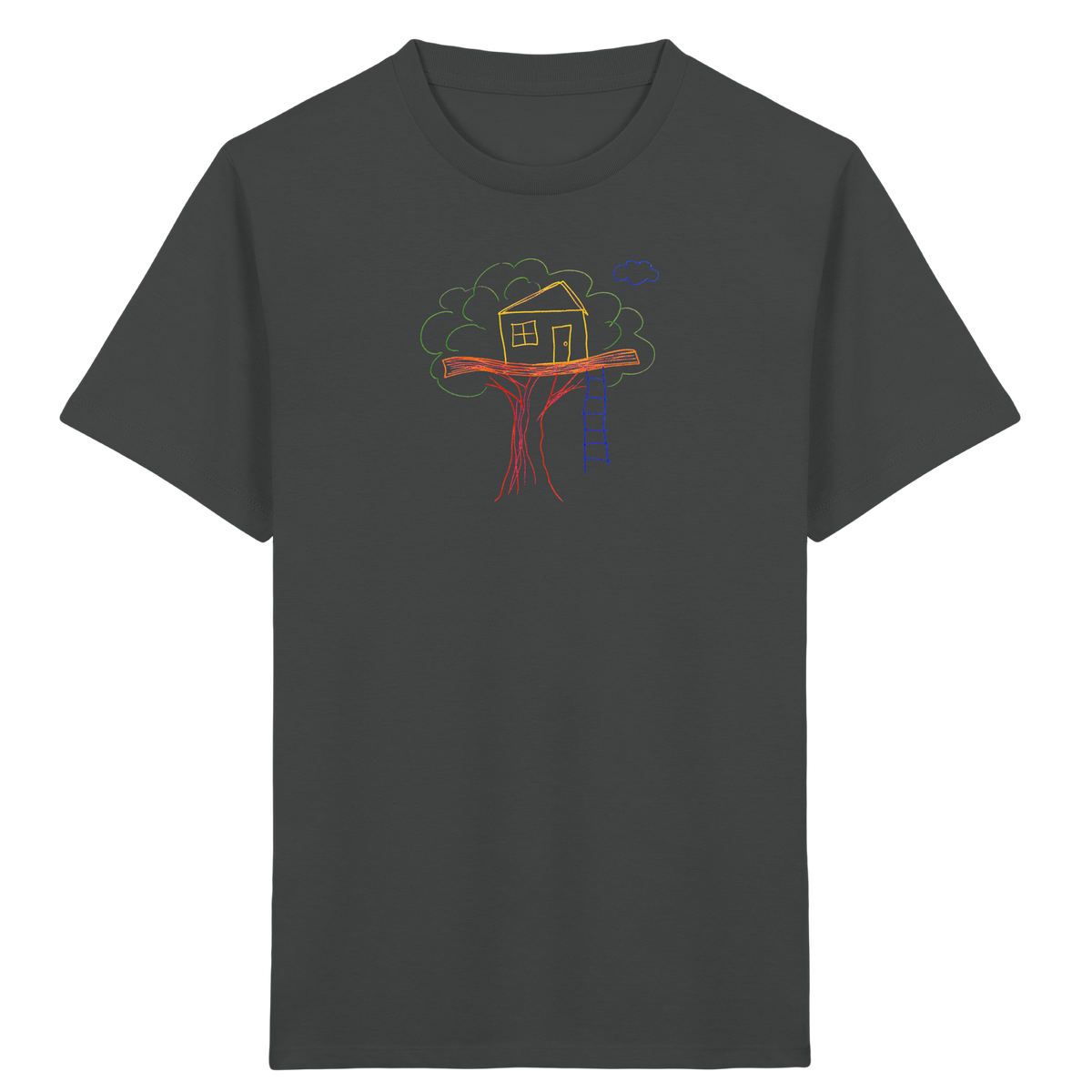 Verspieltes Baumhaus T-Shirt für Abenteurer - Kinder Bio T-Shirt