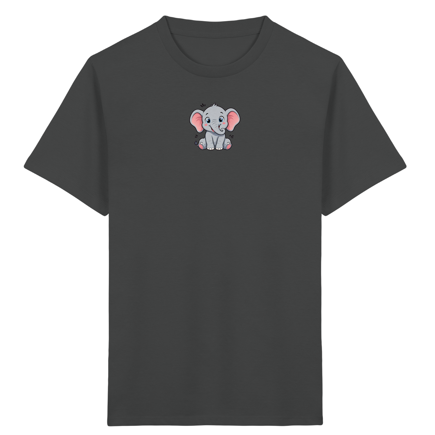 Niedlicher Elefant: Fröhliches Kinder-T-Shirt - Kinder Bio T-Shirt