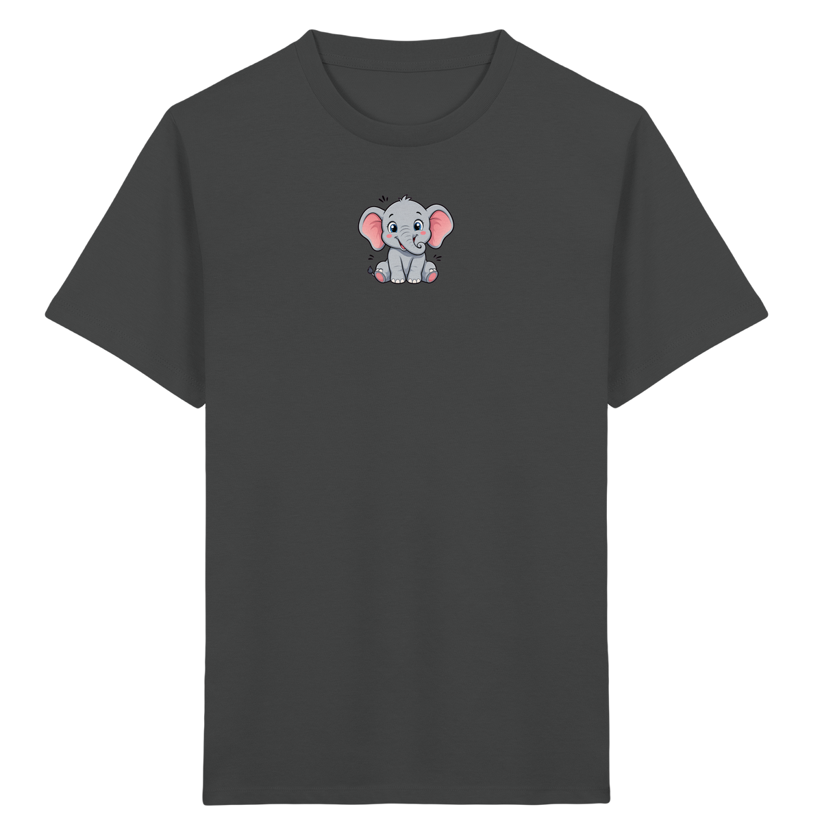 Niedlicher Elefant: Fröhliches Kinder-T-Shirt - Kinder Bio T-Shirt