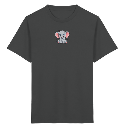 Niedlicher Elefant: Fröhliches Kinder-T-Shirt - Kinder Bio T-Shirt