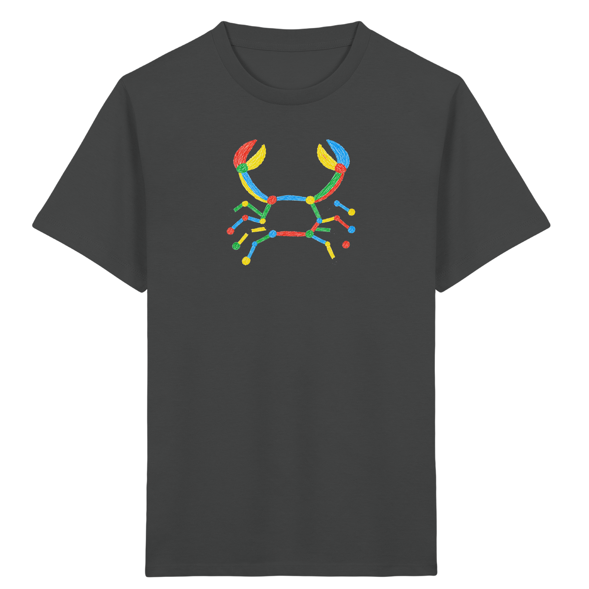 Bunte Farbpunkt Krabbe - Kinder Bio T-Shirt