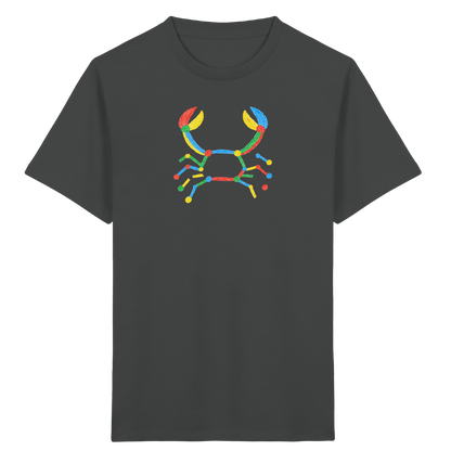 Bunte Farbpunkt Krabbe - Kinder Bio T-Shirt