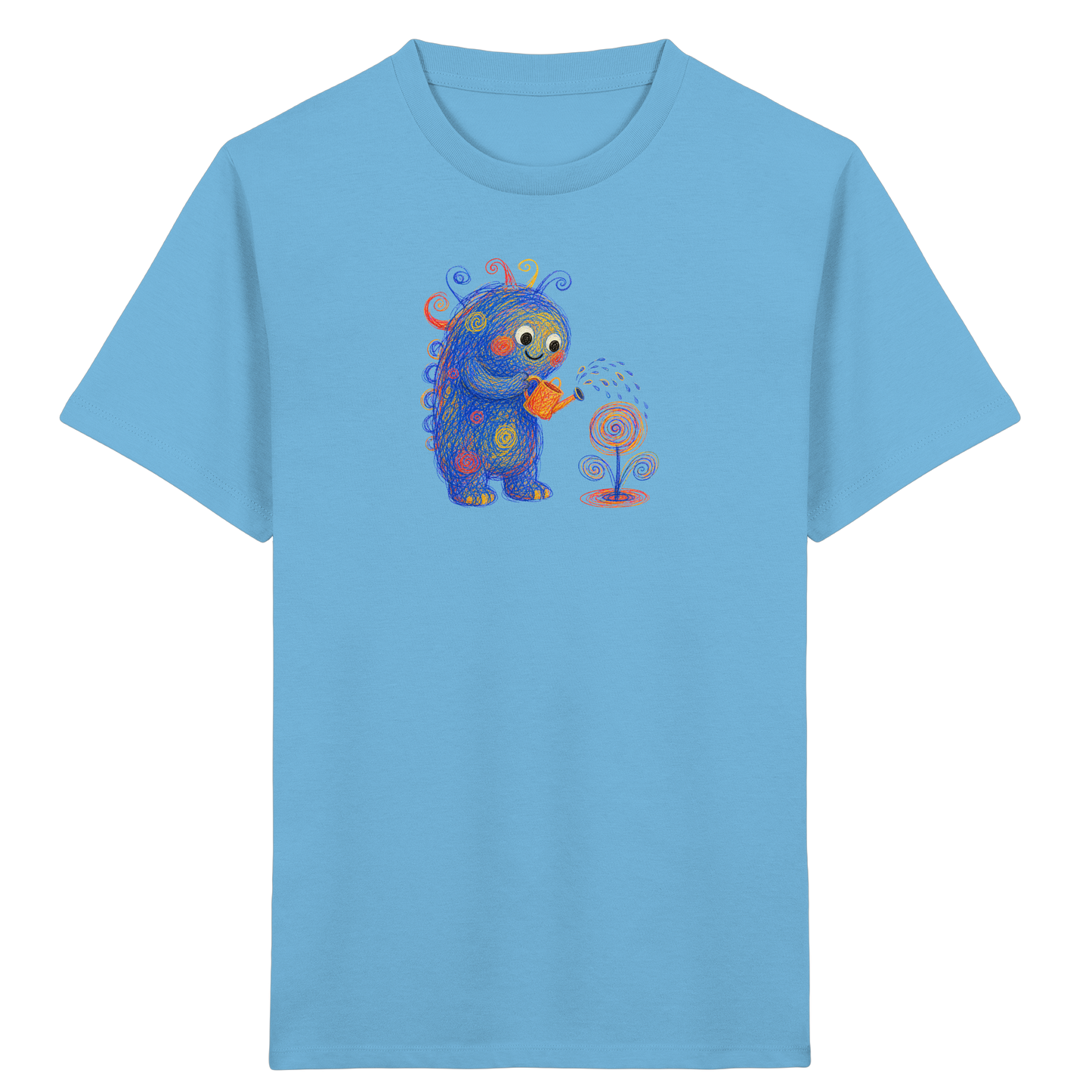Kringelblume Monster Kinder T-Shirt - Kinder Bio T-Shirt