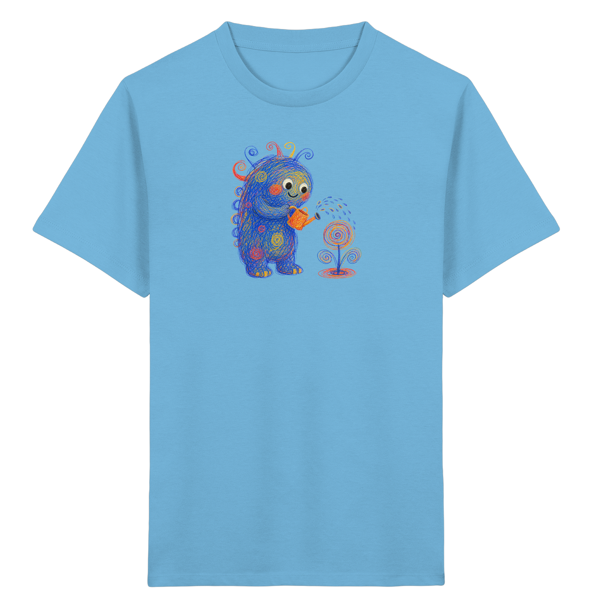 Kringelblume Monster Kinder T-Shirt - Kinder Bio T-Shirt
