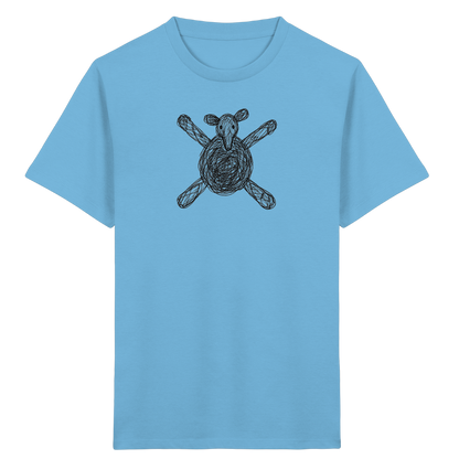 Tapir von oben gezeichnet - Kinder Bio T-Shirt