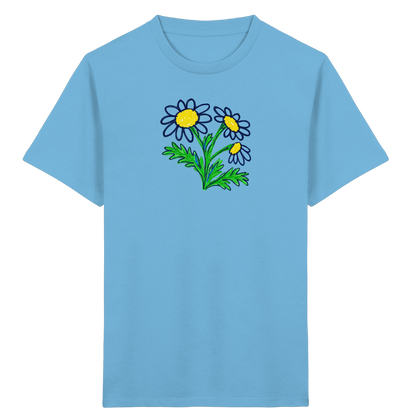 Kritzel-Kamille Kinder T-Shirt - Kinder Bio T-Shirt