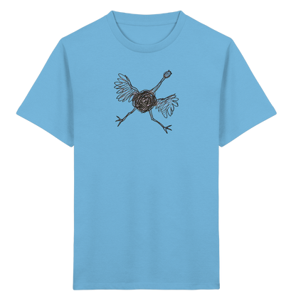 Strauß von oben - Kinder Bio T-Shirt