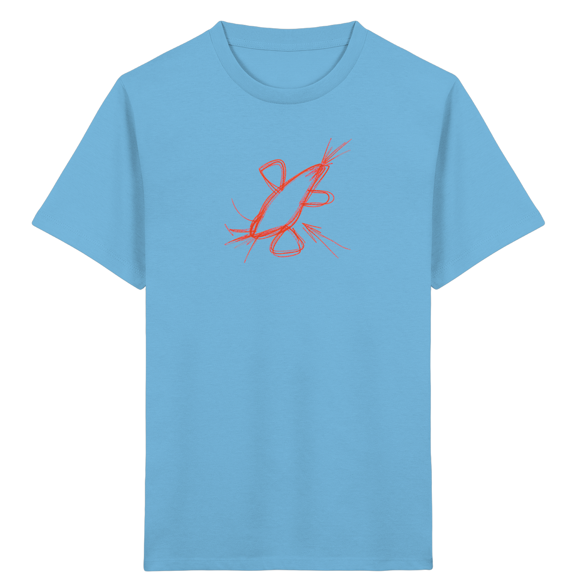 Kupferne Wackelrakete für Kinder - Kinder Bio T-Shirt