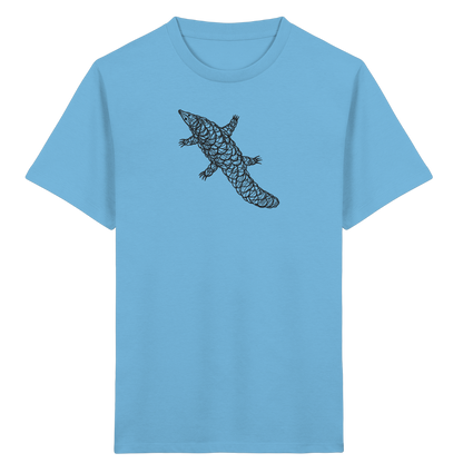 Schuppentier von oben - Kinder Bio T-Shirt