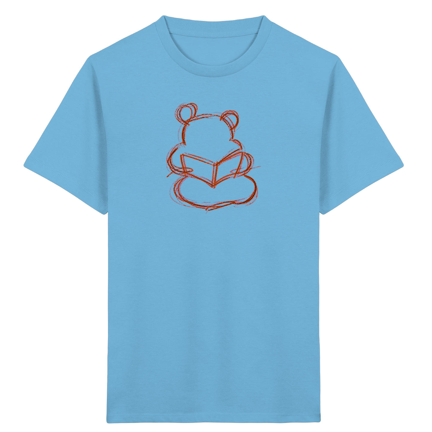 Kinder T-Shirt – Wackelbär mit offenem Buch