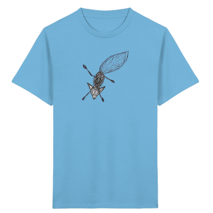 Fuchs von oben gezeichnet - Kinder Bio T-Shirt