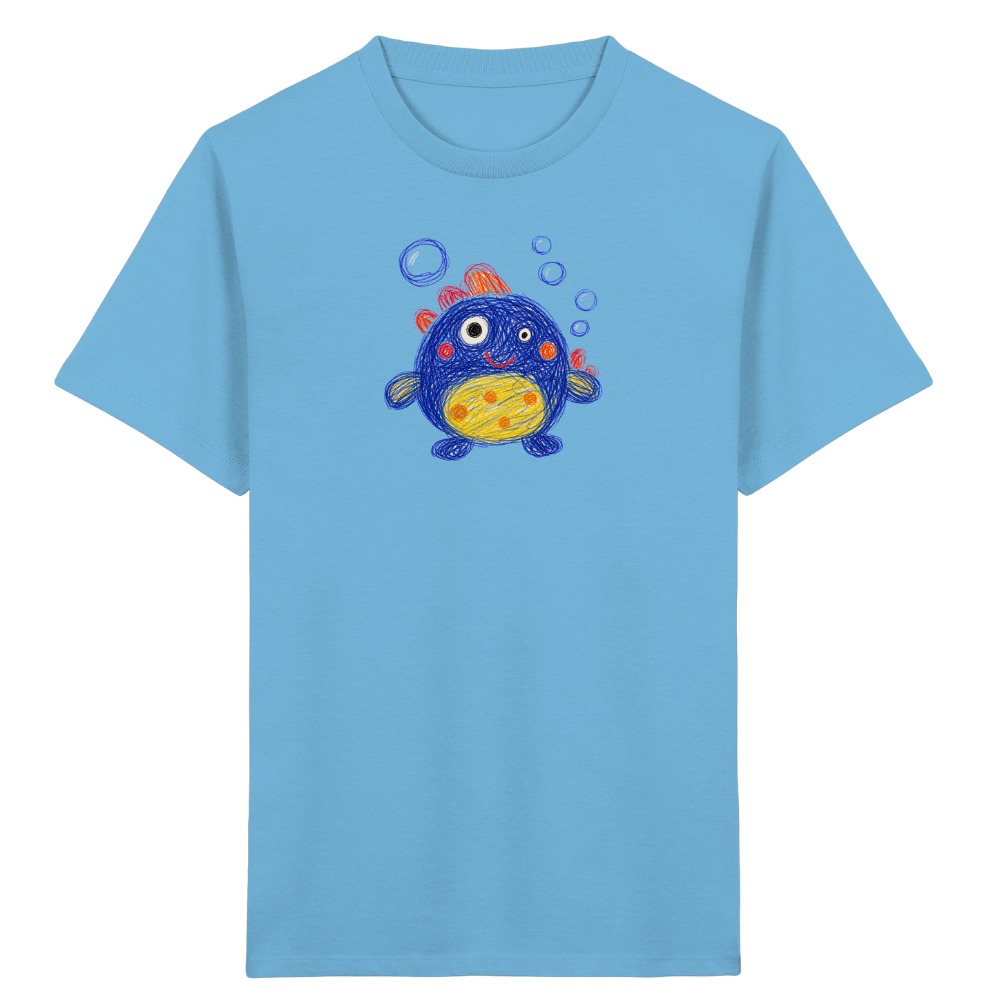 Blubberbauch Unterwasser Monster - Kinder Bio T-Shirt