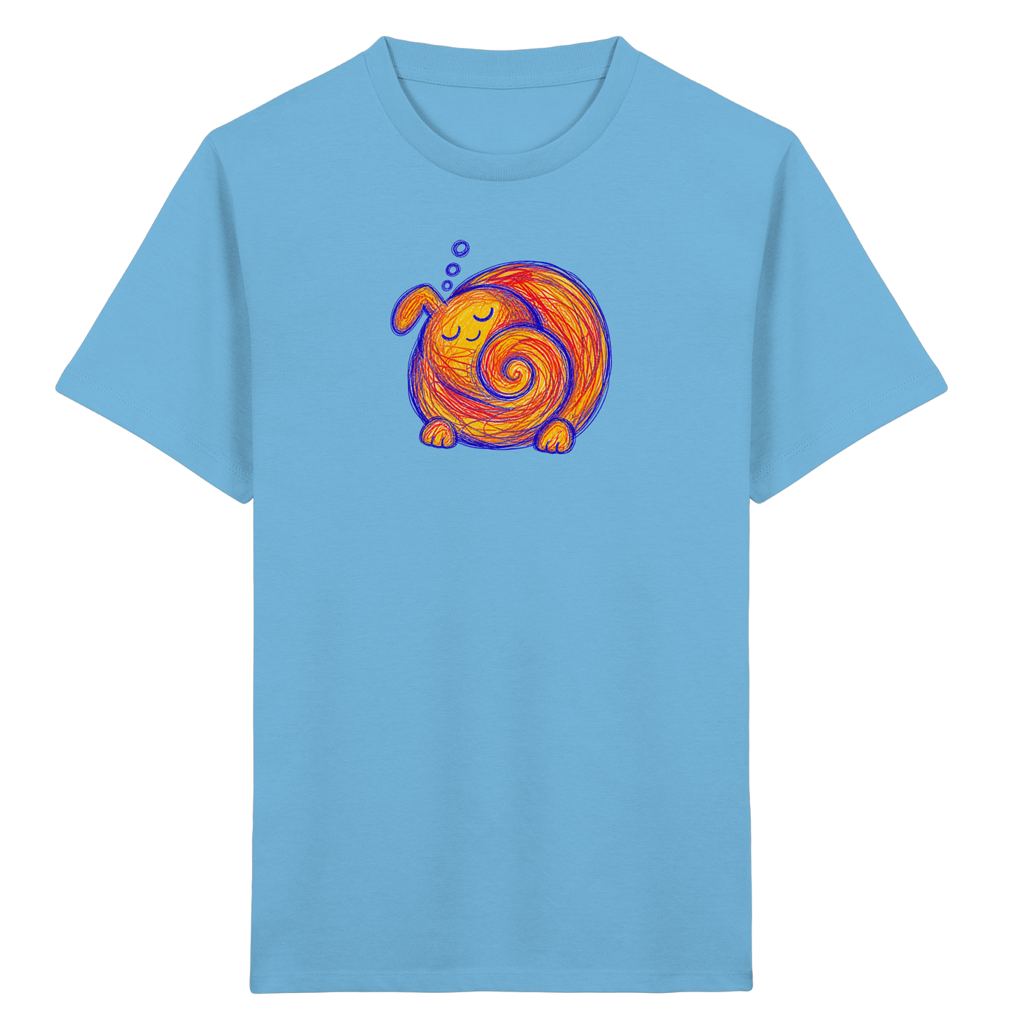 Schnarchkringel Monster Kinder Shirt - Kinder Bio T-Shirt