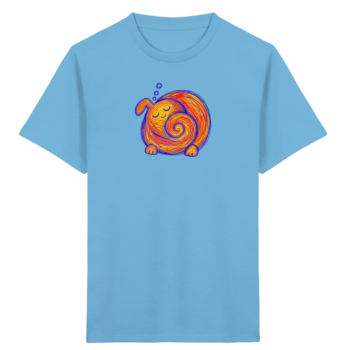 Schnarchkringel Monster Kinder Shirt - Kinder Bio T-Shirt