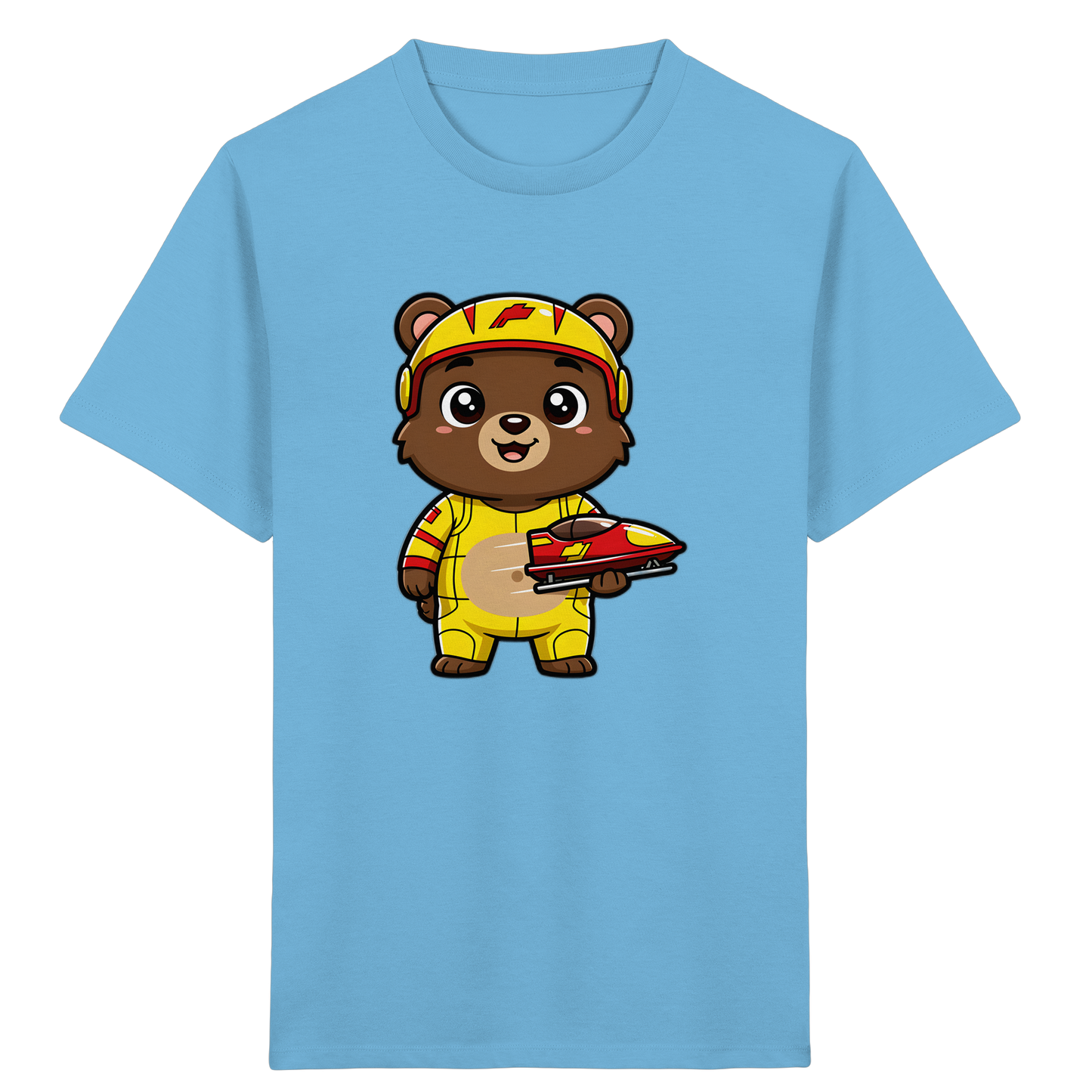 Bären-Rennfahrer T-Shirt: Abenteuer pur! - Kinder Bio T-Shirt