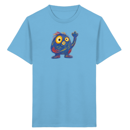 Dreiäuglein winkt fröhlich - Kinder Bio T-Shirt