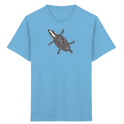 Dachs von oben - Kinder Bio T-Shirt
