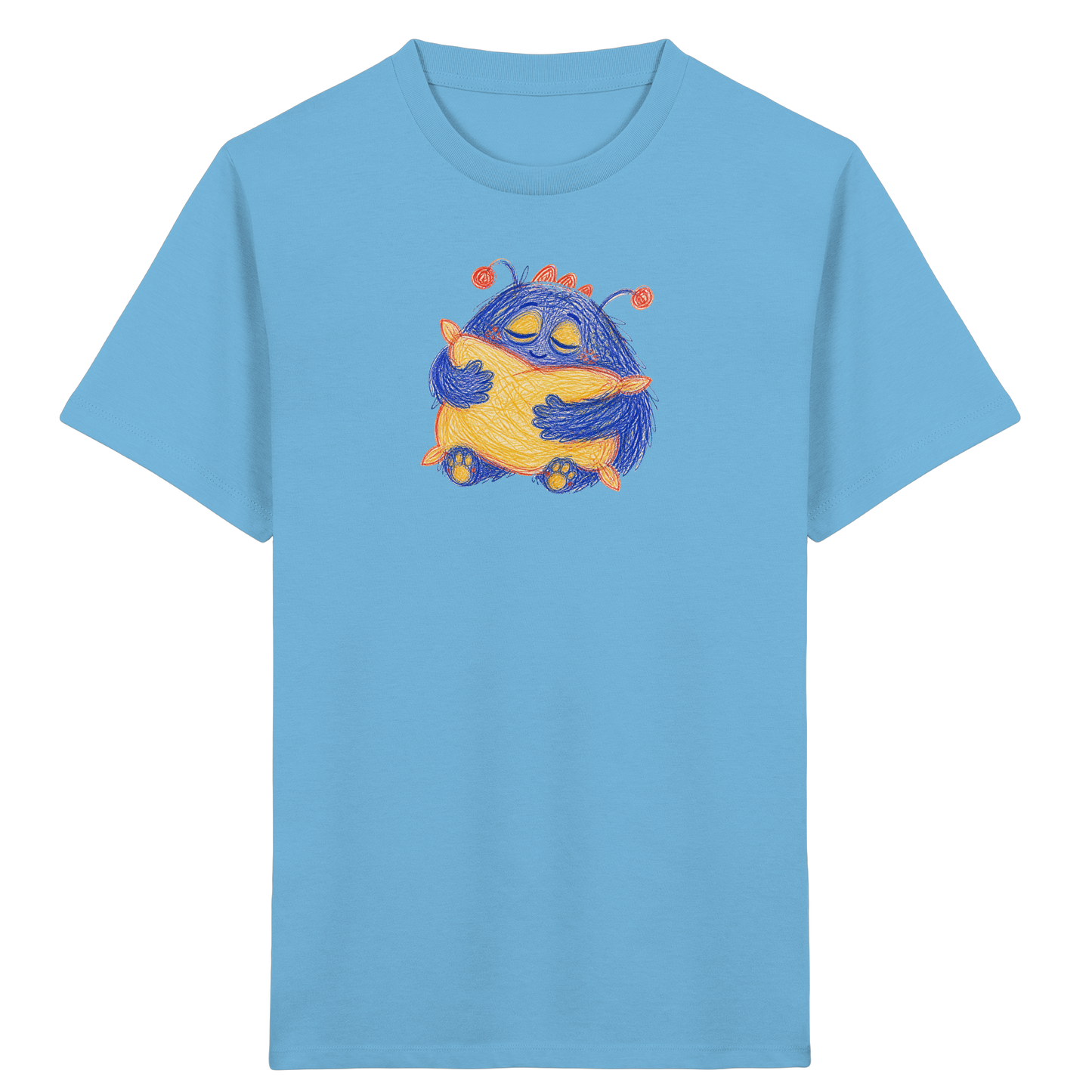 Kissenkuschler Monster Kinder T-Shirt - Kinder Bio T-Shirt