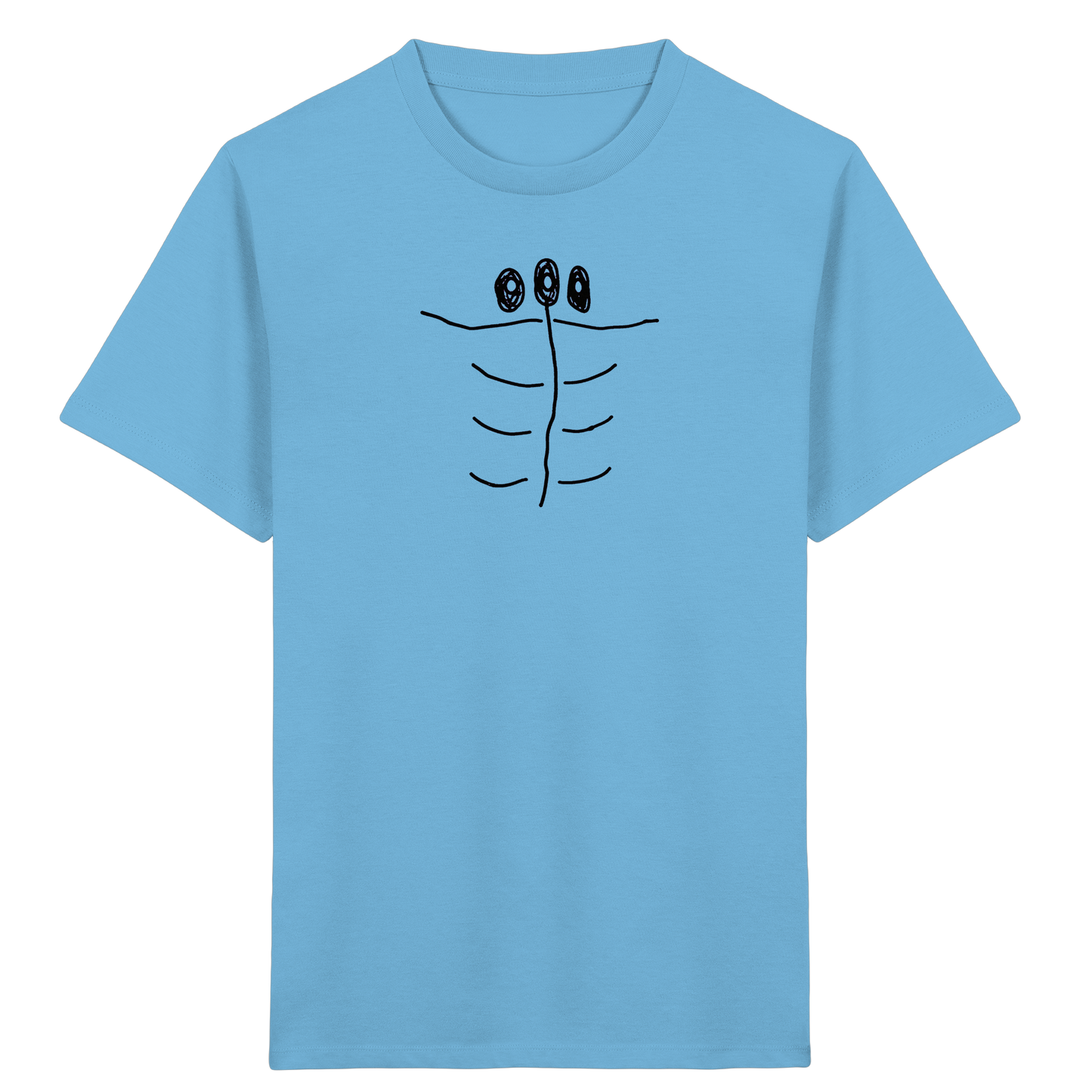 Kinder T-Shirt – Dreiaugige Stangenfigur für Kinder