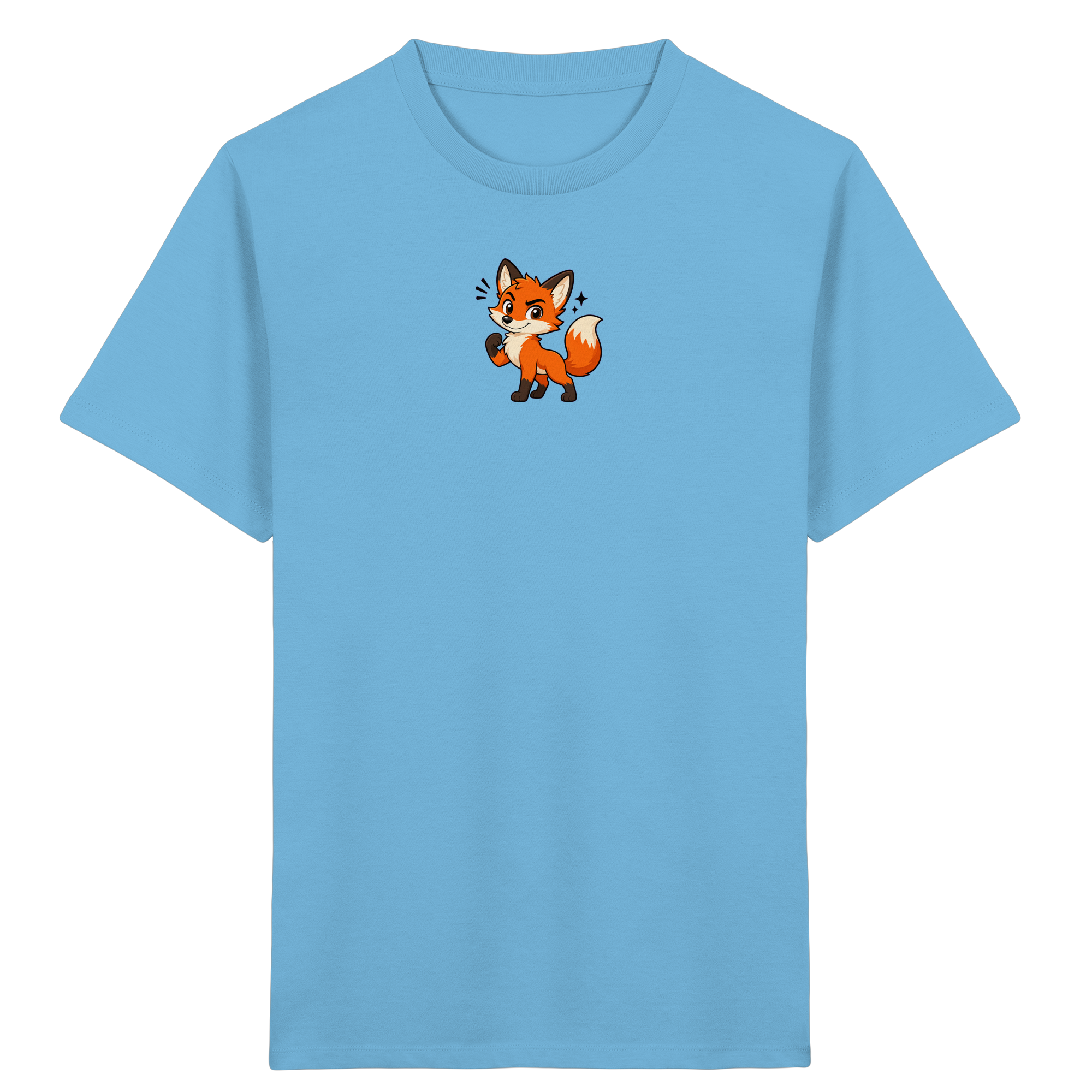 Kinder T-Shirt Flinker Fuchs im Cartoon-Stil