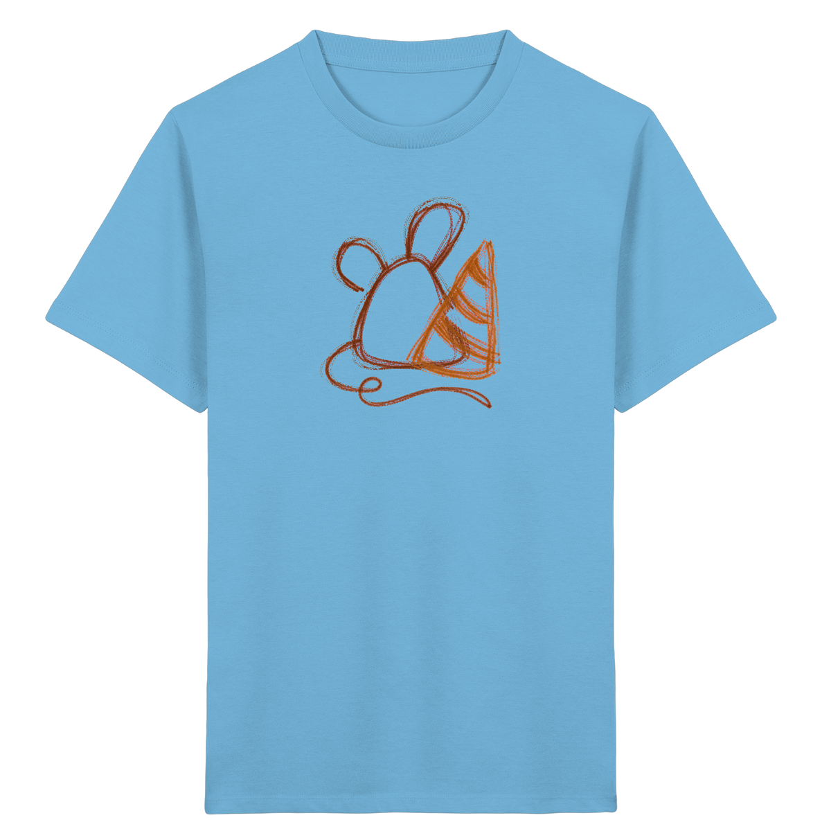 Krakelmaus mit großer Schultüte - Kinder Bio T-Shirt