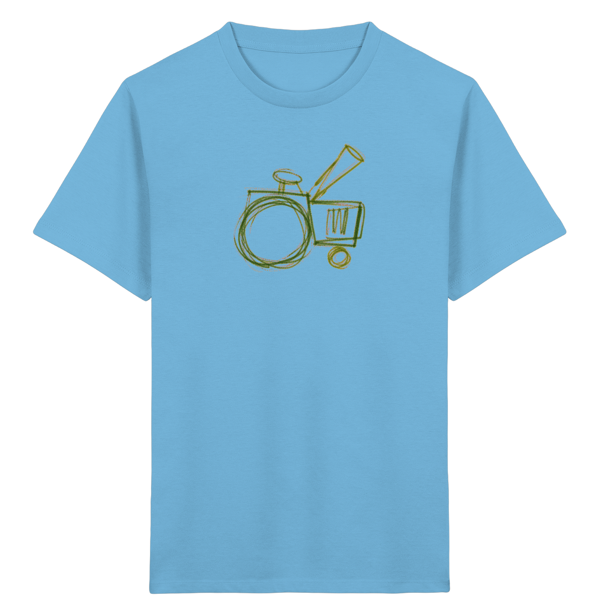 Wackeltraktor mit Schultüte - Kinder Bio T-Shirt