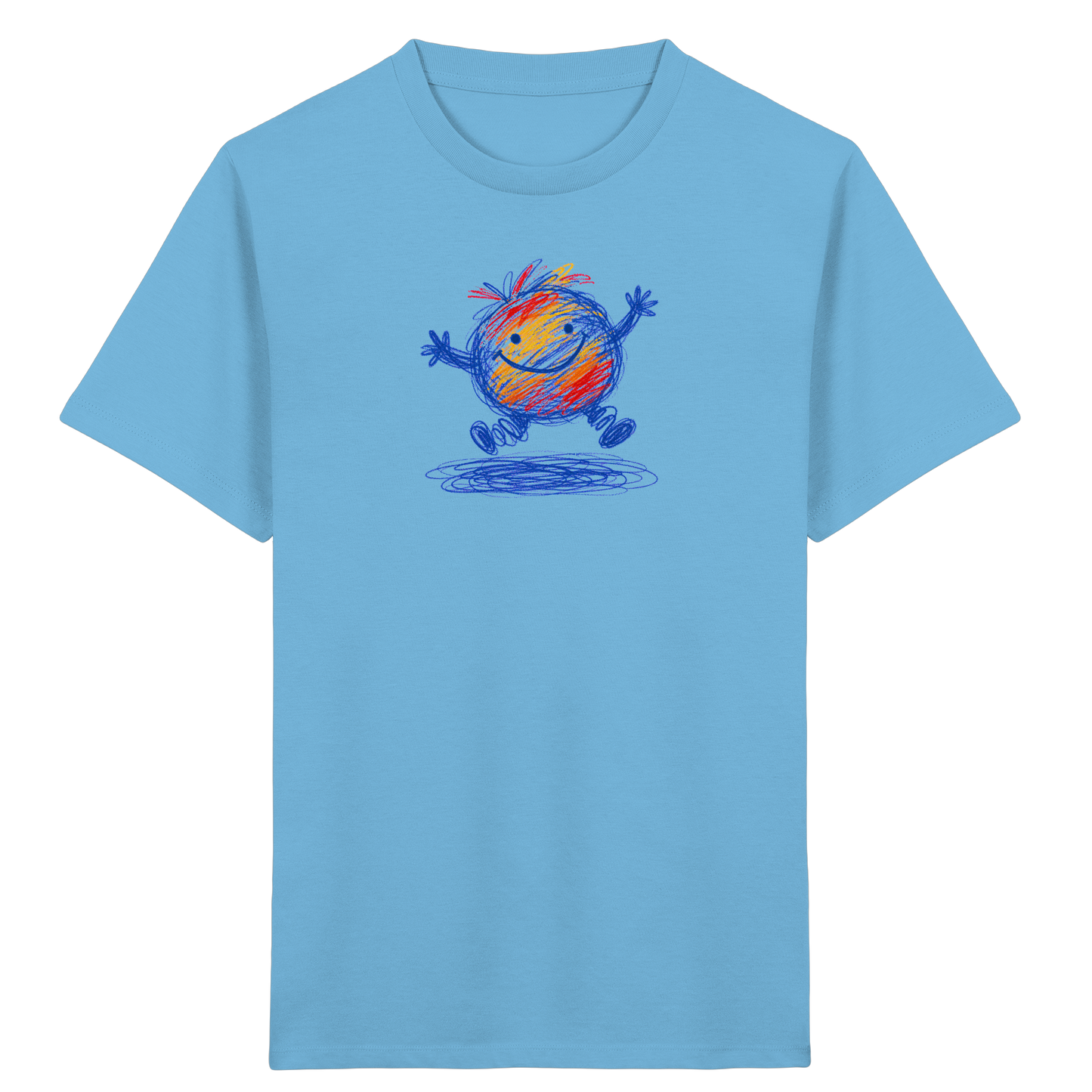 Pfützenhüpfer Kritzelmonster Kinder Shirt - Kinder Bio T-Shirt