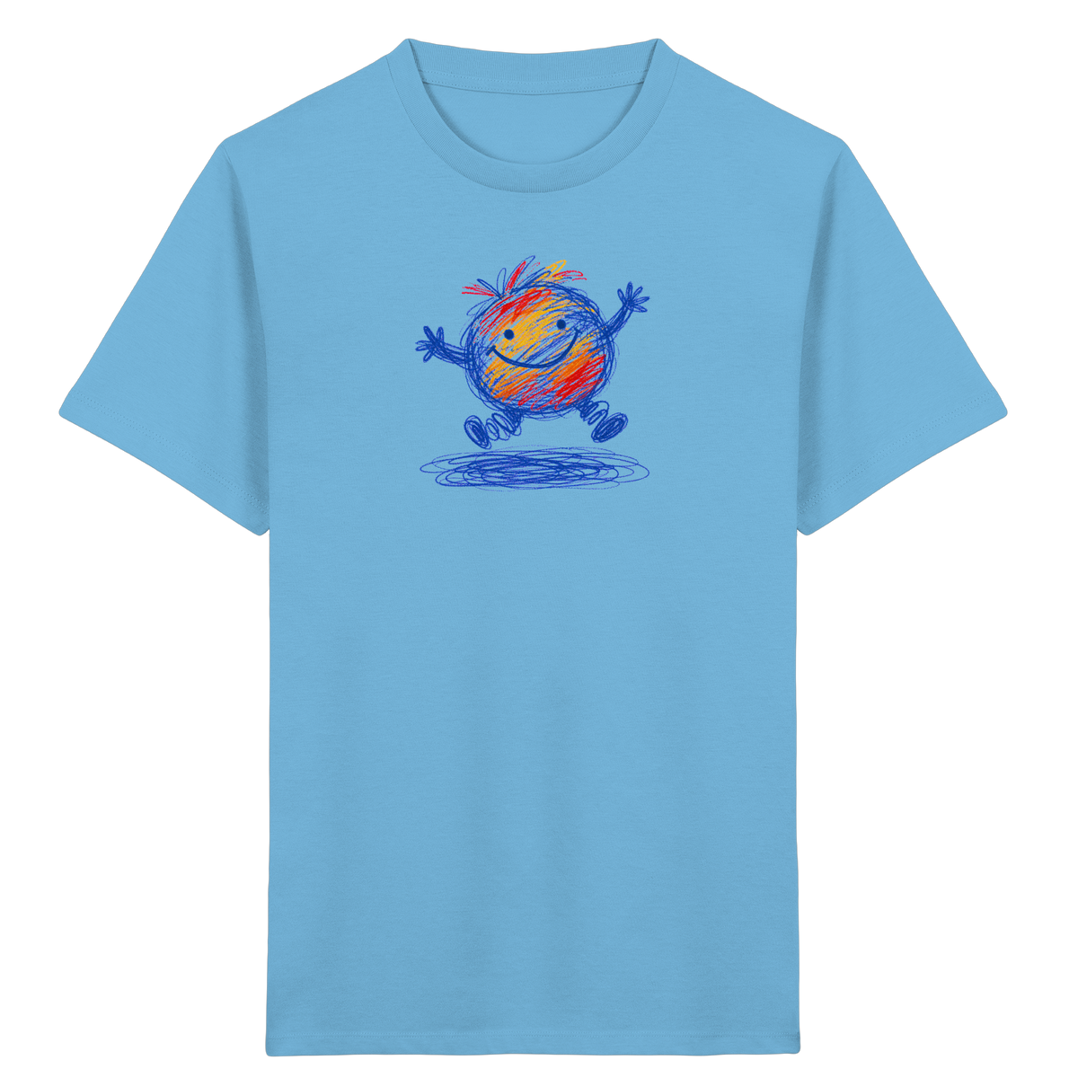 Pfützenhüpfer Kritzelmonster Kinder Shirt - Kinder Bio T-Shirt
