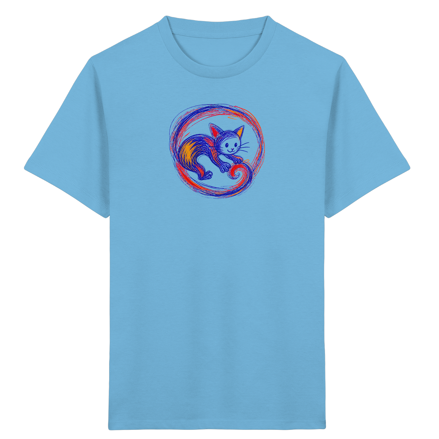 Kringelschwanz Monster Kinder T-Shirt - Kinder Bio T-Shirt