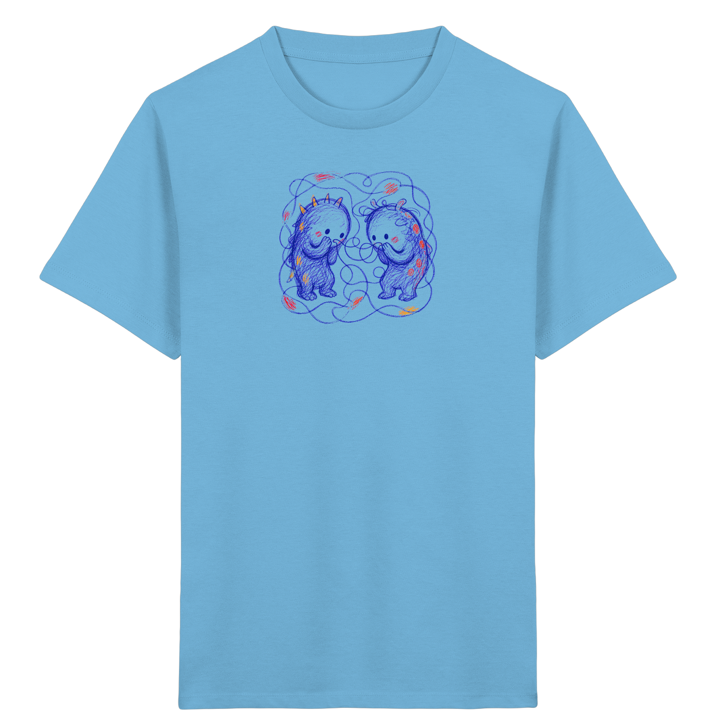 Leiseflüsterer Monster Kinder Shirt - Kinder Bio T-Shirt