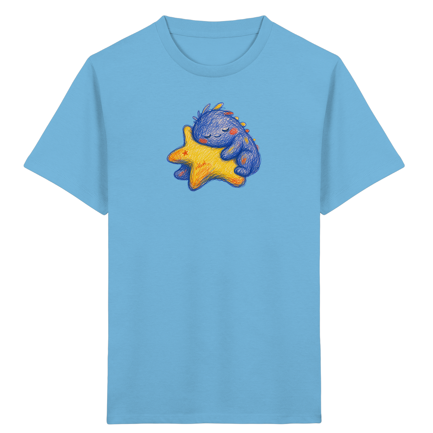 Sternenschläfer Monster mit Stern - Kinder Bio T-Shirt