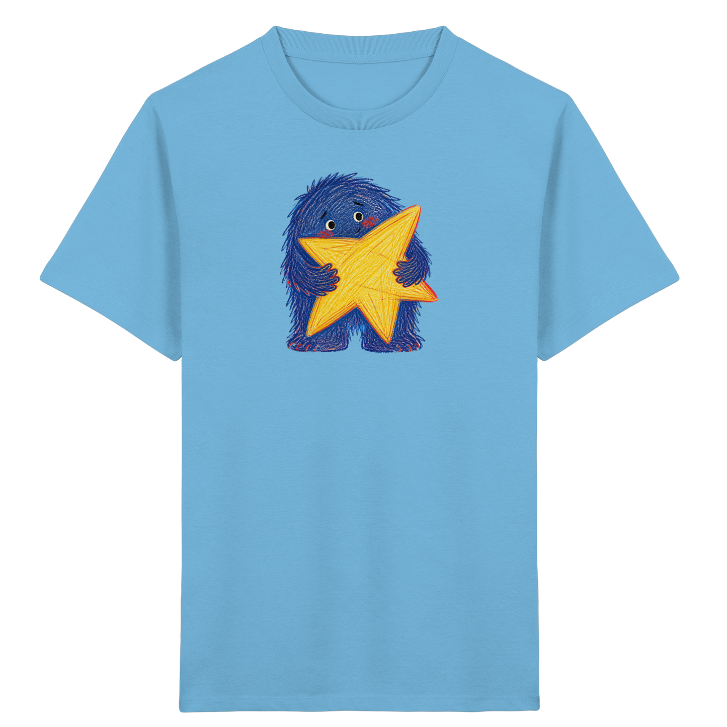 Sternensammler Monster Kinder Shirt - Kinder Bio T-Shirt