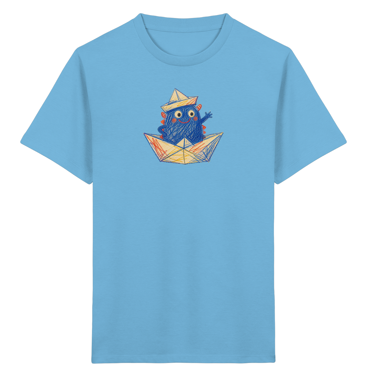 Kleiner Kapitän Monster - Kinder Bio T-Shirt