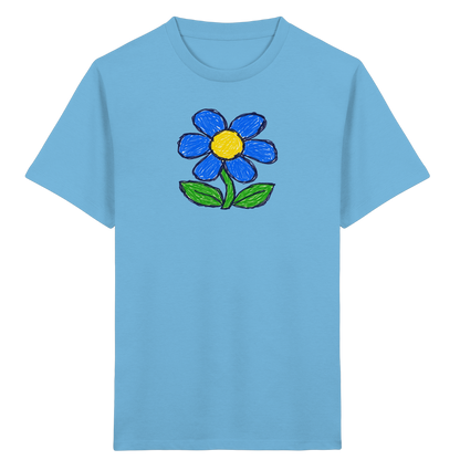Kritzel Gänseblümchen für Kinder - Kinder Bio T-Shirt