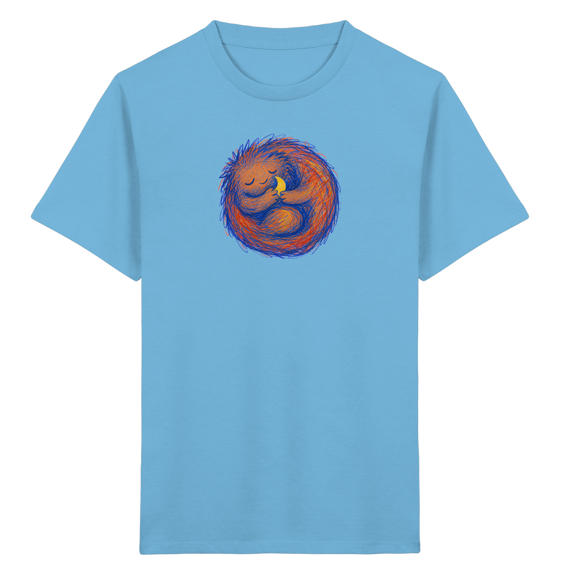 Schlafzottel mit kleinem Mond - Kinder Bio T-Shirt