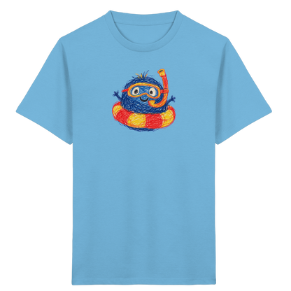 Schnorchelmumpf im Schwimmring - Kinder Bio T-Shirt