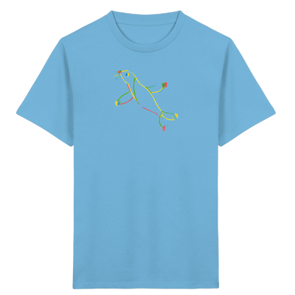 Bunte Farbpunkt Robbe Kinder - Kinder Bio T-Shirt