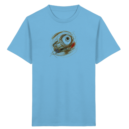 Cooles Monster T-Shirt im Scribble-Look - Kinder Bio T-Shirt
