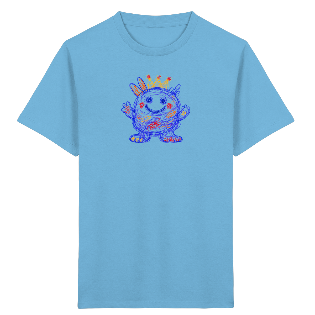 Kringelkrone Kritzelmonster Kinder Shirt - Kinder Bio T-Shirt