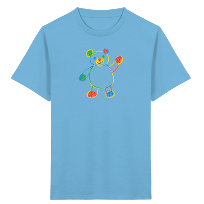 Farbpunkt-Bär für Kinder - Kinder Bio T-Shirt