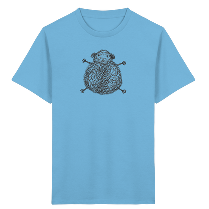 Meerschweinchen von oben - Kinder Bio T-Shirt