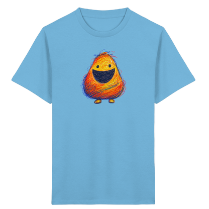 Zahnloses Grinsen Monster Shirt - Kinder Bio T-Shirt