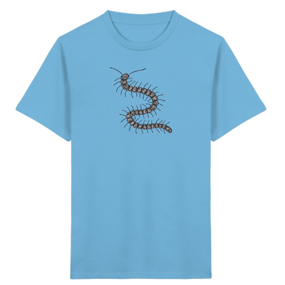Tausendfüßer von oben - Kinder Bio T-Shirt