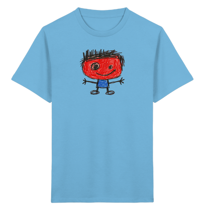 Kritzelkopf mit Bürstenhaar - Kinder Bio T-Shirt