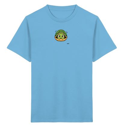 Schüchterne Schildkröte: Kuscheliges T-Shirt für Kinder - Kinder Bio T-Shirt