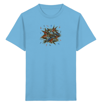 Wildes Energie T-Shirt mit Blitzen - Kinder Bio T-Shirt